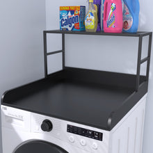 Load image into Gallery viewer, Washer Dryer Countertop Laundry Guard with Laundry Room Shelf for Single Washer/Dryer