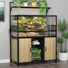 Load image into Gallery viewer, Reptile Tank Stand Terrarium Stand with Accessories Storage 48" X 24" Tabletop