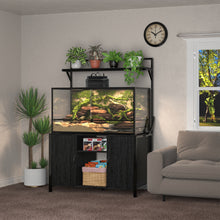 Load image into Gallery viewer, Reptile Tank Stand Terrarium Stand with Accessories Storage 48" X 24" Tabletop