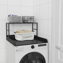 Load image into Gallery viewer, Washer Dryer Countertop Laundry Guard with Laundry Room Shelf for Single Washer/Dryer