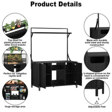 Load image into Gallery viewer, Reptile Tank Stand Terrarium Stand with Accessories Storage 48" X 24" Tabletop