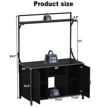 Load image into Gallery viewer, Reptile Tank Stand Terrarium Stand with Accessories Storage 48" X 24" Tabletop