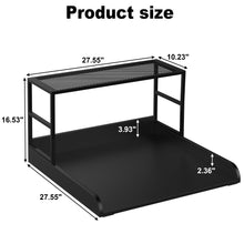 Load image into Gallery viewer, Washer Dryer Countertop Laundry Guard with Laundry Room Shelf for Single Washer/Dryer