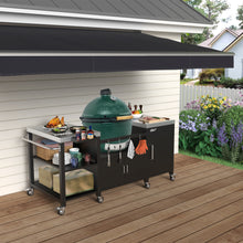 Load image into Gallery viewer, Grill Table, Metal Grill Cart Compatible with XL Big Green Egg,Big Joe,Primo XL