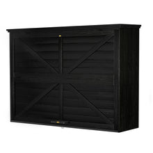Load image into Gallery viewer, GDLF Outdoor TV Enclosure Solid Wood TV Cover 55 Inch Weatherproof with Premium Dual-Arm TV Mount