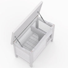 Load image into Gallery viewer, Solid Wood Outdoor Cat House Feral Cat Shelter Ventilated for Summer