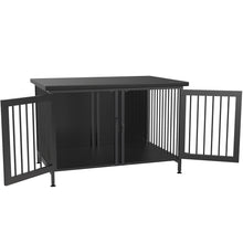 Load image into Gallery viewer, GDLF Double Dog Crate with Divider for 1 or 2 dogs, Indoor Kennel Cage (Int.dims:36.2”Wx24.5”Dx21”H)