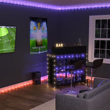 Load image into Gallery viewer, GDLF Home Bar Unit Mini Bar Liquor Bar Table with Storage and Footrest