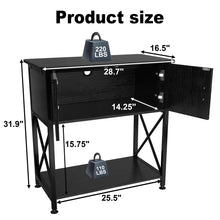 Load image into Gallery viewer, Fish Tank Stand Metal Aquarium Stand for 20 Gallon Long with Accessories Storage