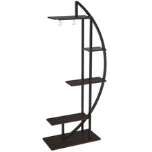 Load image into Gallery viewer, Tall Plant Stand Large Indoor Shelf  71&quot; Metal Flower Rack  with hanging hook, more plant space