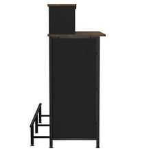 Load image into Gallery viewer, GDLF Home Bar Unit Mini Bar Liquor Bar Table with Storage and Footrest