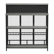 Load image into Gallery viewer, GDLF Home Bar Unit Mini Bar Liquor Bar Table with Storage and Footrest