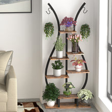Load image into Gallery viewer, GDLF Plant Stand Indoor Tall Plant Shelf Metal Tiered Hanging Shelf, 59&quot;