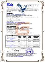 Load image into Gallery viewer, 50 pack Face Masks Disposable 3 Layers Filter Dust proof Efficiency ≥97% Facial Protective