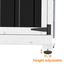 Load image into Gallery viewer, Outdoor Storage Cabinet Wood & Metal Garden Tool Shed Waterproof Sturdy 66" H