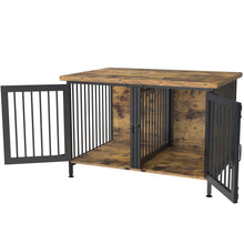 Load image into Gallery viewer, GDLF Double Dog Crate with Divider for 1 or 2 dogs, Indoor Kennel Cage (Int.dims:36.2”Wx24.5”Dx21”H)