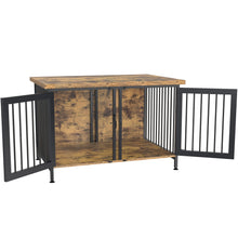 Load image into Gallery viewer, GDLF Double Dog Crate with Divider for 1 or 2 dogs, Indoor Kennel Cage (Int.dims:36.2”Wx24.5”Dx21”H)