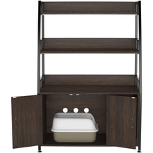 Load image into Gallery viewer, GDLF Large Hidden Cat Litter Box Enclosure Furniture with Shelf  Cat Washroom Storage with Scratch