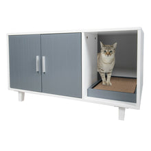 Load image into Gallery viewer, GDLF Modern Pet Crate Cat Washroom Hidden Litter Box Enclosure House Table