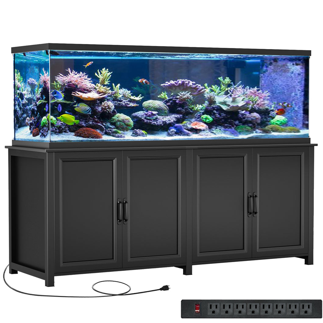 GDLF 180-200 Gallon Large Fish Tank Stand, Aquarium Stand with 72