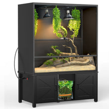 Load image into Gallery viewer, 48&quot;x24&quot; Reptile Tank Stand for 120–230 Gallon Terrariums with Storage