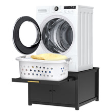 Load image into Gallery viewer, GDLF Laundry Pedestal Heavy Duty Metal Washer Dryer Pedestal 29&quot; Universal Fit Anti-Vibration Washing Machine Stand