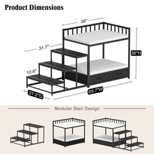 Load image into Gallery viewer, GDLF Dog Bunk Beds for Large Dogs, Dog Window Perch &amp; Bedside Pet Bed