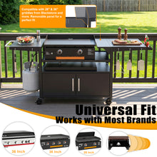 Load image into Gallery viewer, GDLF Grill Table for Blackstone 28" &amp; 36", Metal Outdoor Grill Cart with Storage Cabinet
