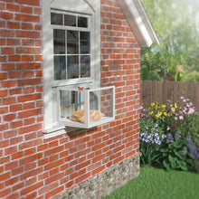 Load image into Gallery viewer, Cat Window Box,Window Catio Fits Double Hung Windows 24&quot; to 39.5&quot; Wide  Mosquito Proof