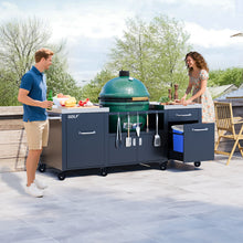 Load image into Gallery viewer, Outdoor Grill Table for 2XL Big Green Egg,Big Joe,Primo XL,Waterproof Cover Included