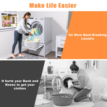 Load image into Gallery viewer, GDLF Laundry Pedestal Heavy Duty Metal Washer Dryer Pedestal 29&quot; Universal Fit Anti-Vibration Washing Machine Stand