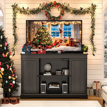 Load image into Gallery viewer, GDLF TV Lift Cabinet, Hidden Motorized Television Lift Cabinet for 55-65&quot; TVs with Storage and Remote Control, Modern Walnut