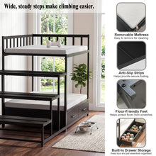 Load image into Gallery viewer, GDLF Dog Bunk Beds for Large Dogs, Dog Window Perch &amp; Bedside Pet Bed