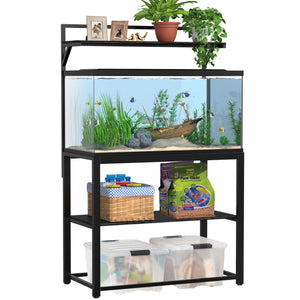 40-50 Gallon Fish Tank Stand with Plant Shelf Aquarium Stand with Storage Shelf