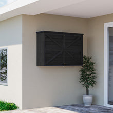 Load image into Gallery viewer, GDLF Outdoor TV Enclosure, 43-Inch Solid Wood Weatherproof TV Cover with Heavy-Duty Single-Arm Mount (Fits 32-43 inch), Black
