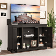 Load image into Gallery viewer, GDLF TV Lift Cabinet, Hidden Motorized Television Lift Cabinet for 55-65&quot; TVs with Storage and Remote Control, Modern Walnut