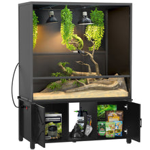 Load image into Gallery viewer, 48&quot;x24&quot; Reptile Tank Stand for 120–230 Gallon Terrariums with Storage