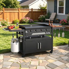 Load image into Gallery viewer, GDLF Grill Table for Blackstone 28" &amp; 36", Metal Outdoor Grill Cart with Storage Cabinet