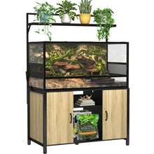 Load image into Gallery viewer, Reptile Tank Stand Terrarium Stand with Accessories Storage 48&quot; X 24&quot; Tabletop
