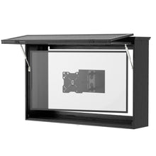 Load image into Gallery viewer, GDLF Outdoor TV Enclosure, 43-Inch Solid Wood Weatherproof TV Cover with Heavy-Duty Single-Arm Mount (Fits 32-43 inch), Black