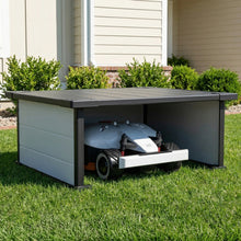Load image into Gallery viewer, GDLF Robot Lawn Mower Garage, Weatherproof Shelter for Robotic Mower Charging Station, Durable PP Panel for Outdoor Use