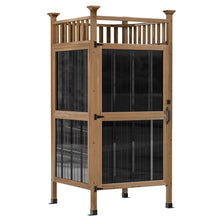 Load image into Gallery viewer, GDLF Outdoor Shower Enclosure with Lockable Door, Privacy Outdoor Changing Room for Pool Wash Station