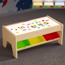 Load image into Gallery viewer, 2-in-1 Light Table for Kids, 2 Tabletops, 3 Color Modes for Classroom