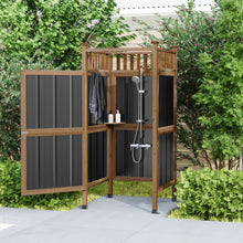 Load image into Gallery viewer, GDLF Outdoor Shower Enclosure with Lockable Door, Privacy Outdoor Changing Room for Pool Wash Station
