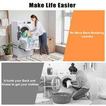 Load image into Gallery viewer, Washer Dryer Pedestal Stand, 24.1&quot; Laundry Pedestal for Compact Washing Machine