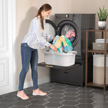 Load image into Gallery viewer, GDLF Laundry Pedestal Heavy Duty Metal Washer Dryer Pedestal 29&quot; Universal Fit Anti-Vibration Washing Machine Stand