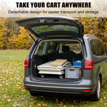 Load image into Gallery viewer, GDLF Portable Coffee Cart with Wheels for Events, Weddings &amp; Pop Ups