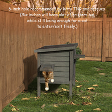 Load image into Gallery viewer, Outdoor Cat House Weatherproof, Insulated Feral Cat Shelter with Thermal Foil Lining