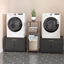 Load image into Gallery viewer, GDLF Laundry Pedestal Heavy Duty Metal Washer Dryer Pedestal 29&quot; Universal Fit Anti-Vibration Washing Machine Stand