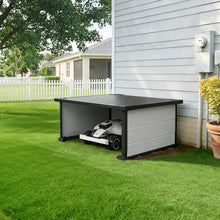 Load image into Gallery viewer, GDLF Robot Lawn Mower Garage, Weatherproof Shelter for Robotic Mower Charging Station, Durable PP Panel for Outdoor Use